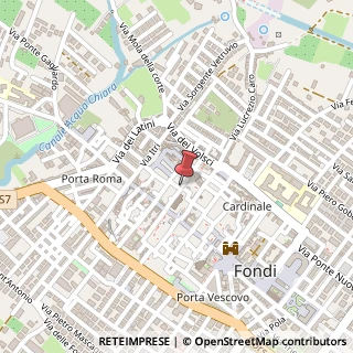 Mappa Via Onorato I Caetani, 14, 04022 Fondi, Latina (Lazio)