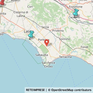 Mappa Strada Segreta, 04016 Sabaudia LT, Italia (56.077272727273)