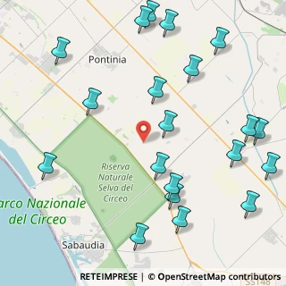 Mappa Strada Segreta, 04016 Sabaudia LT, Italia (5.789)