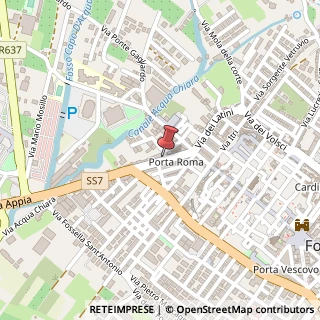 Mappa Via Roma,  38, 04022 Fondi, Latina (Lazio)