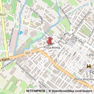 Mappa Via Roma, 55, 04022 Fondi, Latina (Lazio)
