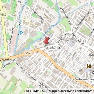 Mappa Via Roma, 56, 04022 Fondi, Latina (Lazio)