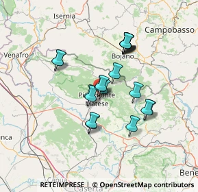Mappa Via Sorgente, 81016 Piedimonte Matese CE, Italia (11.897)