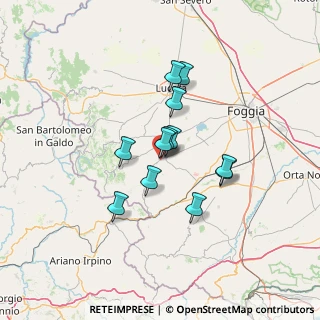 Mappa Via Poppa, 71029 Troia FG, Italia (10.5775)