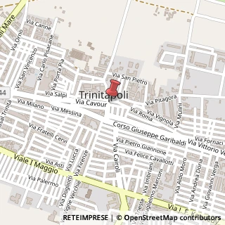 Mappa Via Vittorio Emanuele, 5, 76015 Trinitapoli, Barletta-Andria-Trani (Puglia)
