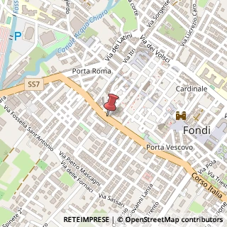 Mappa Piazza Pasquale Alecce, 1, 04022 Fondi, Latina (Lazio)