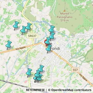 Mappa Via Fabio Filzi, 04022 Fondi LT, Italia (1.29143)