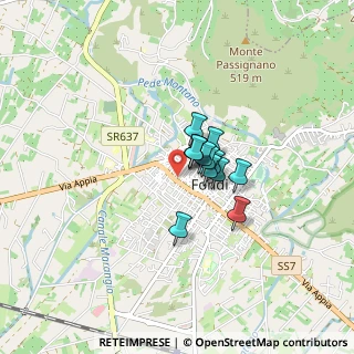 Mappa Via Fabio Filzi, 04022 Fondi LT, Italia (0.45846)