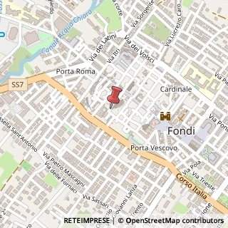 Mappa Largo Luigi Fortunato, 6, 04022 Fondi, Latina (Lazio)