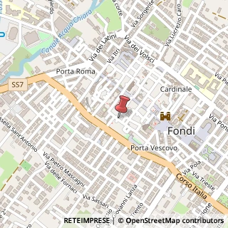 Mappa Via Camillo Benso Conte di Cavour, 3, 04022 Fondi LT, Italia, 04025 Lenola, Latina (Lazio)