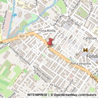 Mappa Via Fabio Filzi, 12, 04022 Fondi, Latina (Lazio)