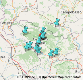 Mappa Largo San Domenico, 81016 Piedimonte Matese CE, Italia (9.76615)