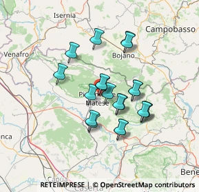 Mappa Via S. Rocco, 81016 Piedimonte Matese CE, Italia (11.674)