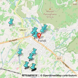 Mappa Largo Fratelli Cairoli, 04022 Fondi LT, Italia (1.441)
