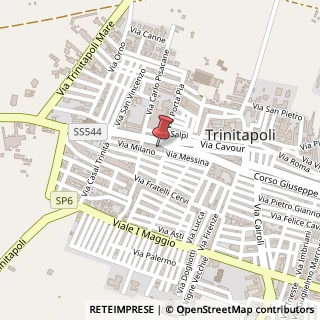 Mappa Via Milano, 14, 76015 Trinitapoli, Barletta-Andria-Trani (Puglia)