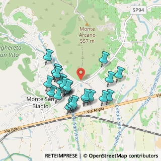 Mappa Via Provinciale San Magno, 04020 Monte San Biagio LT, Italia (0.82963)
