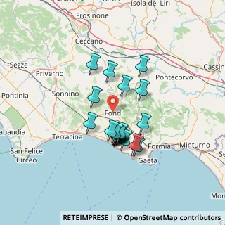 Mappa Via Giuseppe Garibaldi, 04022 Fondi LT, Italia (11.2855)