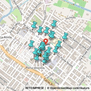 Mappa Piazza Cardinale, 04022 Fondi LT, Italia (0.169)