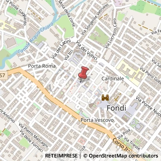 Mappa Corso appio claudio 7, 04022 Fondi, Latina (Lazio)