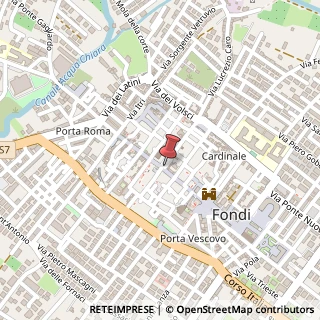 Mappa Corso Appio Claudio, 50, 04022 Fondi, Latina (Lazio)