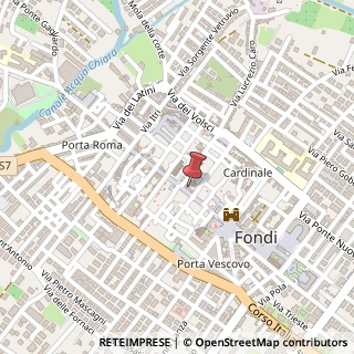Mappa Corso Appio Claudio, 44, 04022 Fondi, Latina (Lazio)