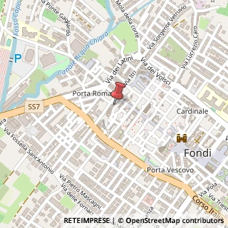 Mappa Via cesare augusto 17, 04022 Fondi, Latina (Lazio)
