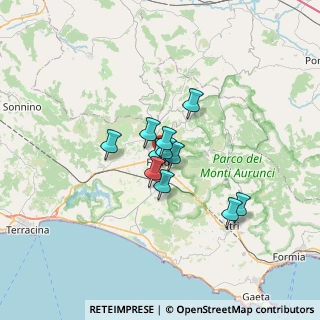 Mappa Via Edificio Scolastico, 04022 Fondi LT, Italia (4.42091)