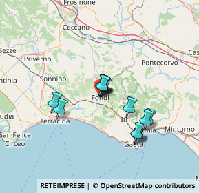 Mappa Via Pietro Giannone, 04022 Fondi LT, Italia (11.07154)