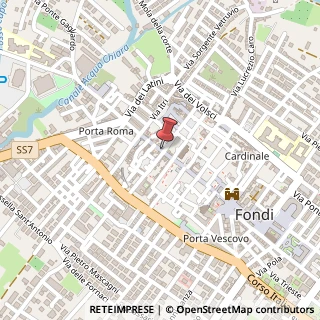 Mappa Corso Appio Claudio, 91, 04022 Fondi, Latina (Lazio)