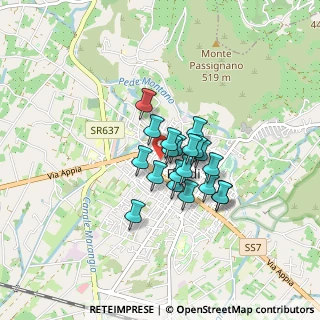 Mappa Via Pietro Giannone, 04022 Fondi LT, Italia (0.568)