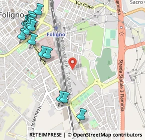 Mappa Via Antonio Mancinelli, 06034 Foligno PG, Italia (0.751)
