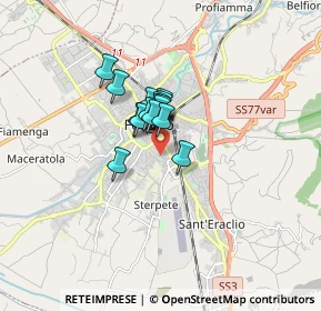 Mappa Via dei Martiri, 06034 Foligno PG, Italia (0.915)