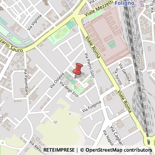 Mappa Via dei volontari, 06034 Foligno, Perugia (Umbria)