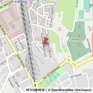 Mappa Via Antonio Mancinelli, 27, 06034 Foligno, Perugia (Umbria)