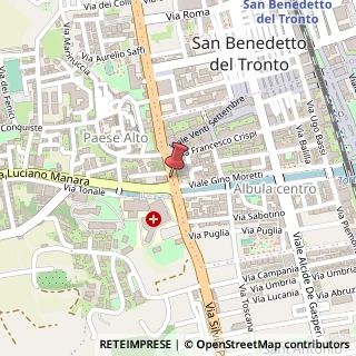 Mappa Contrada Brancadoro, 12, 63074 San Benedetto del Tronto, Ascoli Piceno (Marche)