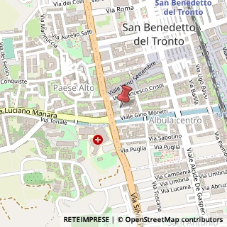 Mappa Via Tagliamento, 16, 63074 San Benedetto del Tronto, Ascoli Piceno (Marche)