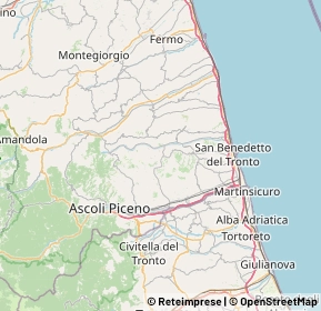 Mappa 63035 Cossignano AP, Italia (13.326)