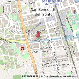 Mappa Via Gino Moretti, 39, 63074 San Benedetto del Tronto, Ascoli Piceno (Marche)