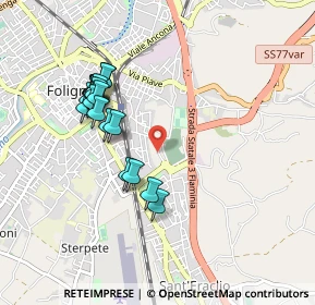 Mappa Via Flamina Vecchia, 06034 Foligno PG, Italia (0.929)