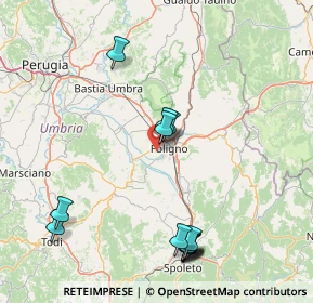 Mappa Via Monte Fumaiolo, 06034 Foligno PG, Italia (18.76154)
