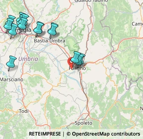 Mappa Via Monte Fumaiolo, 06034 Foligno PG, Italia (21.718)