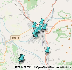 Mappa Via Marchisiellio, 06034 Foligno PG, Italia (3.74846)