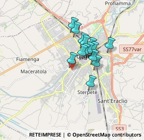 Mappa Via Marchisiellio, 06034 Foligno PG, Italia (1.27)