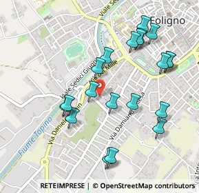 Mappa Via Marchisiellio, 06034 Foligno PG, Italia (0.528)