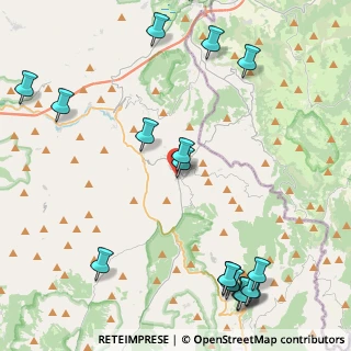 Mappa Via della Cavarena, 06030 Sellano PG, Italia (6.407)