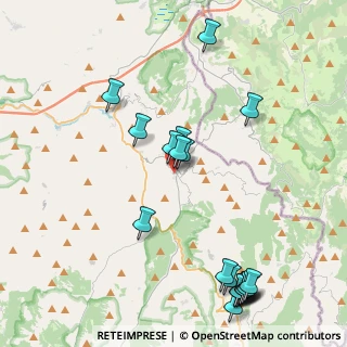 Mappa Via della Cavarena, 06030 Sellano PG, Italia (5.317)