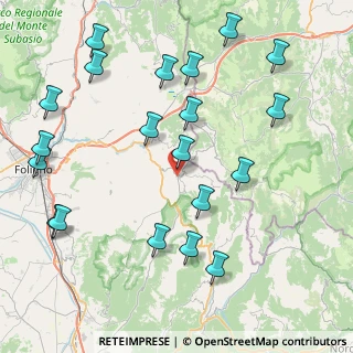 Mappa Via della Cavarena, 06030 Sellano PG, Italia (10.29)