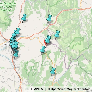 Mappa Via della Cavarena, 06030 Sellano PG, Italia (10.65)