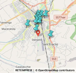 Mappa Via Intermezzi, 06034 Foligno PG, Italia (1.49375)