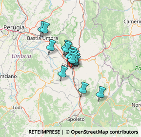 Mappa Via Intermezzi, 06034 Foligno PG, Italia (7.78533)